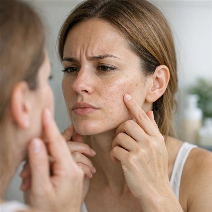 Peau asphyxiée ou acné : comment faire la différence ?