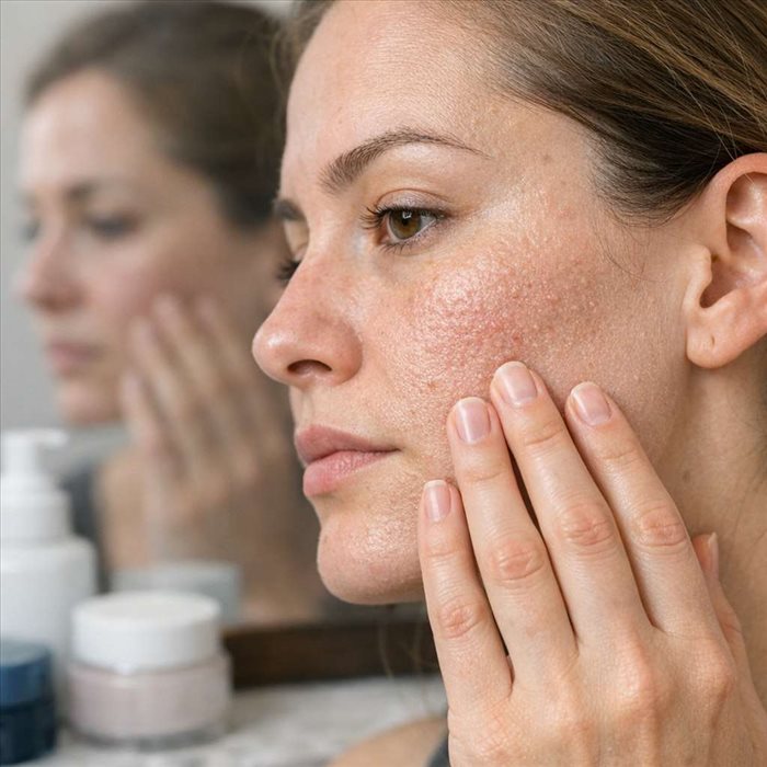 Pourquoi la texture de peau devient-elle granuleuse ? Causes et solutions