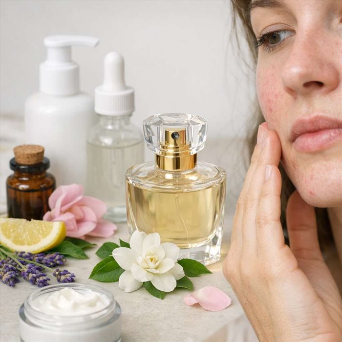 Pourquoi les parfums dans les soins visage irritent-ils la peau ?